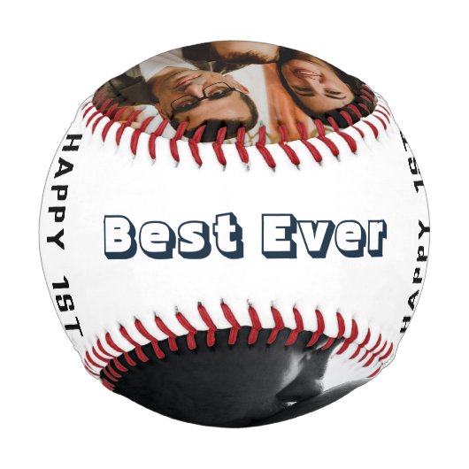 Ever 最高の Daddy Father's day 2 Photo 野球ボール (裏面)