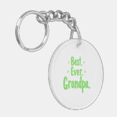 Ever 最高の Grandpa Keychain – 彼のためのカスタムギフト キーホルダー (正面左)