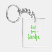 Ever 最高の Grandpa Keychain – 彼のためのカスタムギフト キーホルダー (正面左)