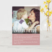 Ever 最高の Mom, Mum, Mother Definition写真 カード (黄色い花)