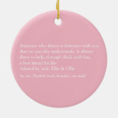 Ever 最高の Sister Definitionフォトピガーリーンク セラミックオーナメント (裏面)