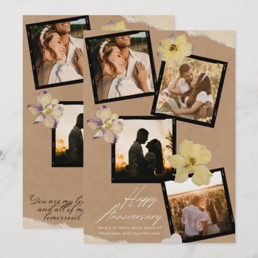Ever After - エレガントカスタム Anniversary Card (正面/裏面)