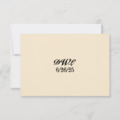 Ever After Orchid QR Code RSVP Card (裏面)