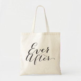 Ever After Scriptブライダルパーティ結婚のトートバッグ トートバッグ