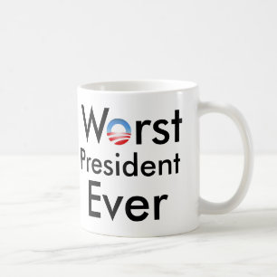 Ever- AntiオバマMug最も悪い大統領 コーヒーマグカップ