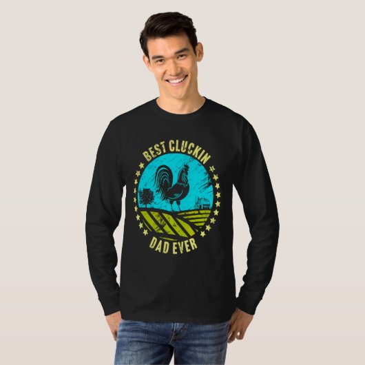 Ever Chicken Rooster Farmer Tシャツ (正面フル)