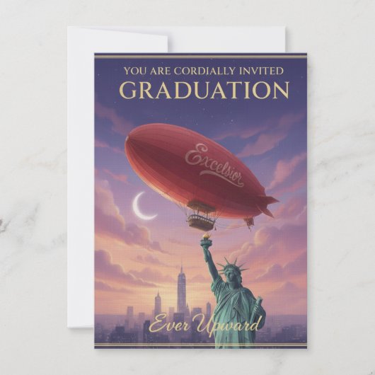 Ever Upward - Graduation Invitations 招待状 (正面)