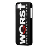 Ever- Wostの大統領のアンチオバマ Case-Mate iPhoneケース (裏面左)