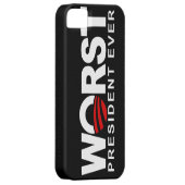 Ever- Wostの大統領のアンチオバマ Case-Mate iPhoneケース (裏面/右)