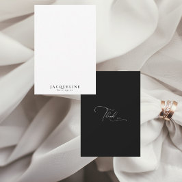 Ever Yours B/Wカスタム サンキューカード