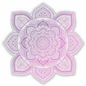 Everbloom Mandala Custom-Cut Vinyl Sticker シール (正面)