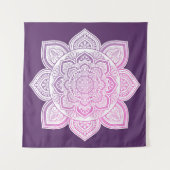 Everbloom Mandala Fine Art Tapestry タペストリー (正面)