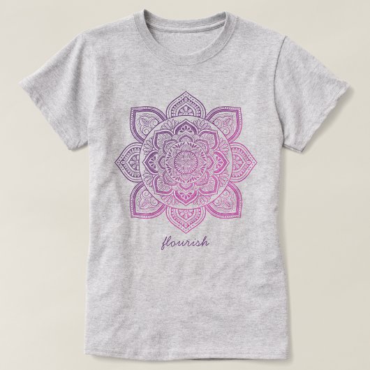 Everbloom Mandala Personalized T-Shirt Tシャツ