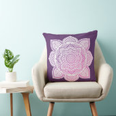 Everbloom Mandala Throw Pillow クッション (椅子)