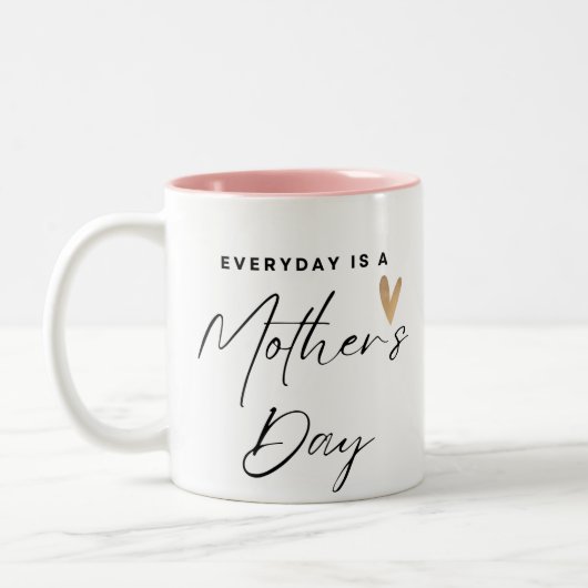 Everday is a Mother's Day Mug ツートーンマグカップ (左)