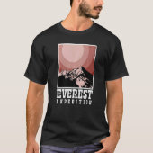 Everest Expeditions Mountain Exploration Adventure Tシャツ (正面)