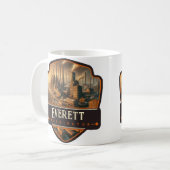 Everett, Washington| ヴィンテージ コーヒーマグカップ (正面左)