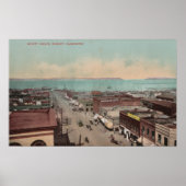 Everett, WAView of Hewitt Ave.Everett, WA ポスター (正面)