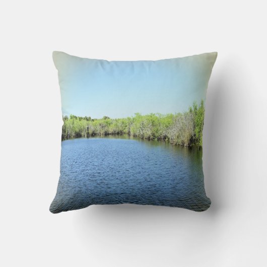 Everglade Dawn Gratitude Canvas クッション (裏面)