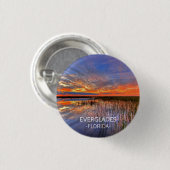 Everglades国立公園フロリダバケットのリスト 缶バッジ (正面&裏面)