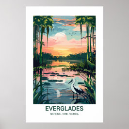Everglades国立公園米国フロリダ ポスター