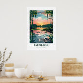 Everglades国立公園米国フロリダ ポスター (キッチン)