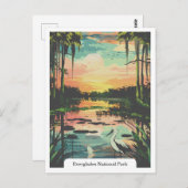 Everglades国立公園（フロリダ州） ポストカード (正面/裏面)