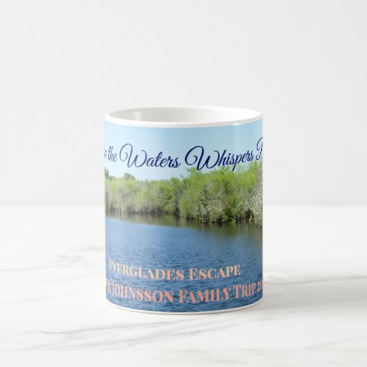Everglades Escape - Family Trip Memory コーヒーマグカップ (中央)