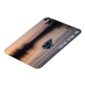 Everglades Florida Alligator Travel マグネット (左側)