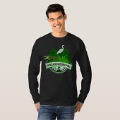 Everglades Nationalの鳥とフロリダのアリゲーター Tシャツ (正面フル)