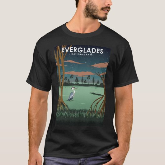 Everglades National Park Florida at Night Tシャツ (正面)