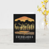 Everglades National Park Florida Fl Citrus State V カード (黄色い花)