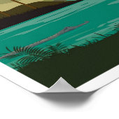 Everglades National Park Florida USA Travel ポスター (角)