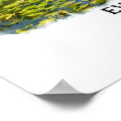 Everglades National Park Florida, Watercolor ポスター (角)