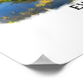 Everglades National Park Florida, Watercolor ポスター (角)