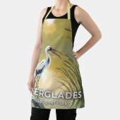 Everglades National Park | Watercolor Stork エプロン (インサイチュ)