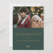 EVERGREEN モダン Joy Minimalistクリスマス シーズンカード (裏面)