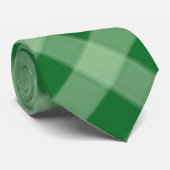 "EverGreen and Blue Gingham Check"ネックタイ ネクタイ (ロール)