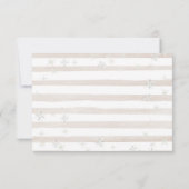 Evergreen Animal Winter Onederland RSVP Card サンキューカード (裏面)