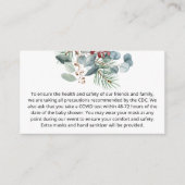 Evergreen Christmasの注カスタム記 エンクロージャーカード (正面)