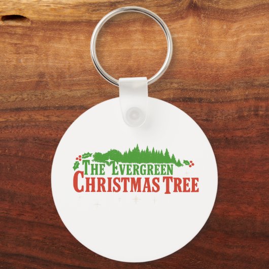 Evergreen Christmas Tree Keychain  キーホルダー (裏面)