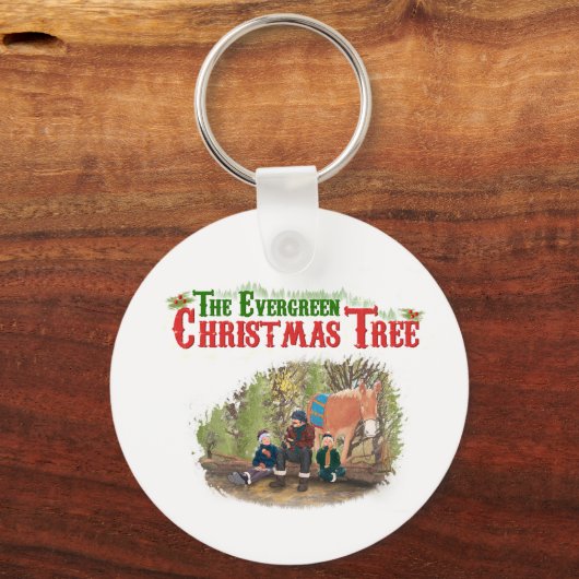 Evergreen Christmas Tree Keychain  キーホルダー (正面)