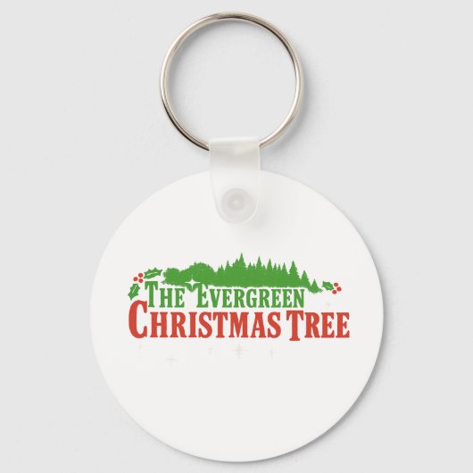Evergreen Christmas Tree Keychain  キーホルダー (裏面)