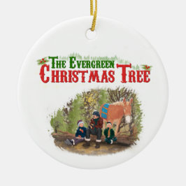 Evergreen Christmas Tree Ornament  セラミックオーナメント