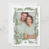 Evergreen Elegance Wedding 招待状 (裏面)