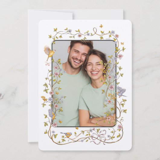 Evergreen Elegance Wedding 招待状 (裏面)