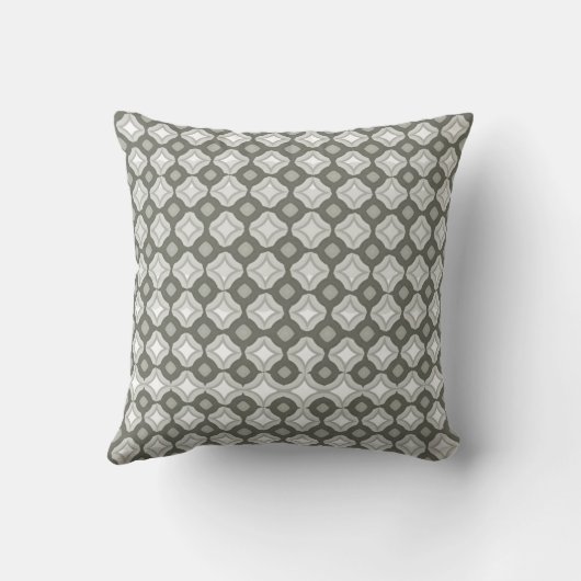 Evergreen Fog Throw Pillow クッション (裏面)