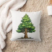 Evergreen forest クッション (ブランケット)