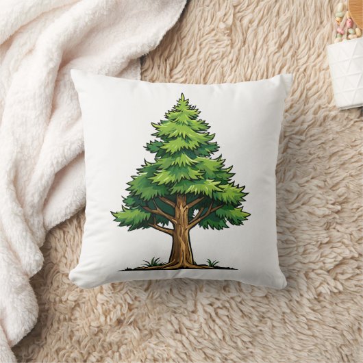 Evergreen forest クッション (ブランケット)