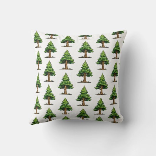 Evergreen forest クッション (裏面)